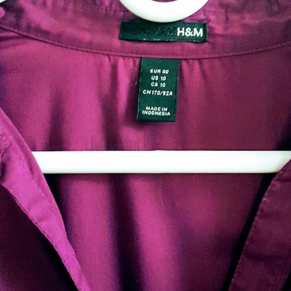 #C10 H & M Women's Button Down Shirt - Picture 2 of 4